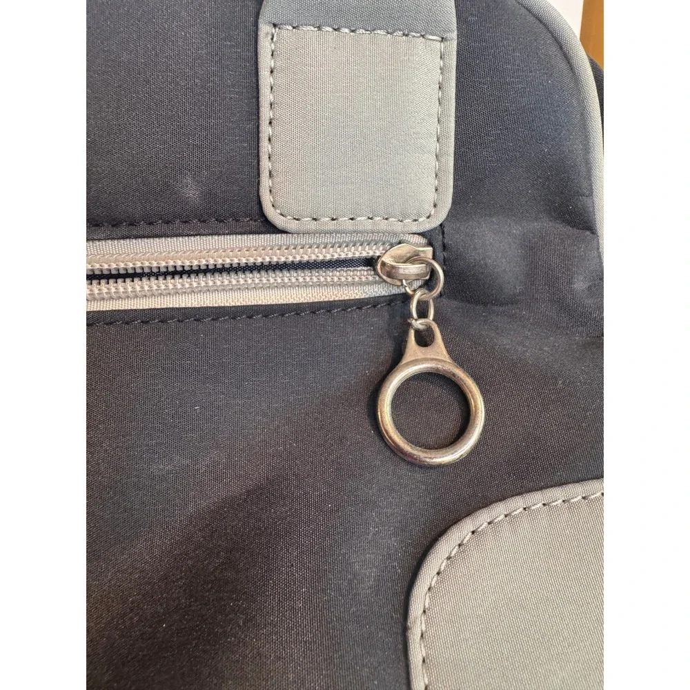 Sandol Penn‎ State Handbag Blue Gray Logo Purse Structured Mini Satchel